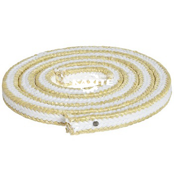 Aramid бурчтары менен Packing Ак PTFE