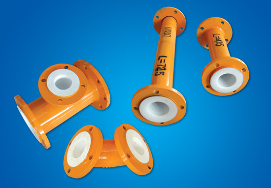 PTFE Steel пластик компоненти Pipe